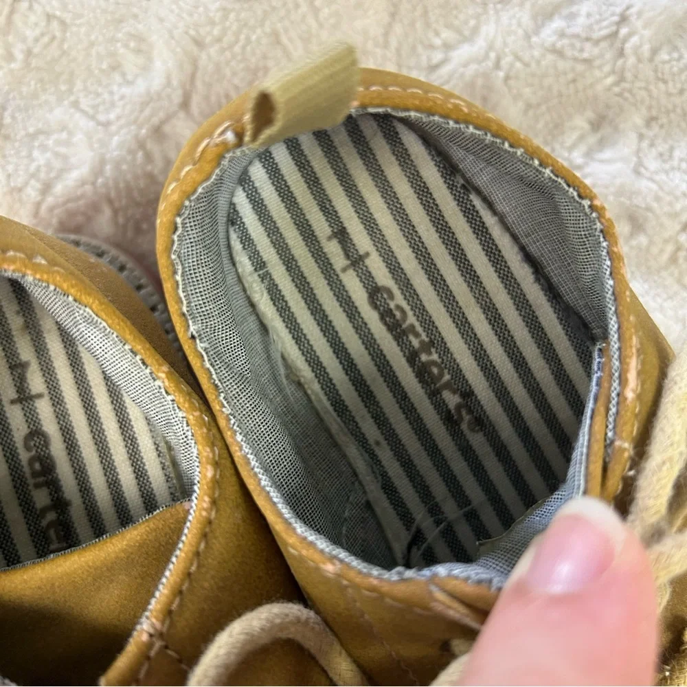 Carter’s Loafers Toddler Boy Dress Shoes Tan Size 7